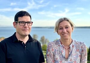Gemeinderat Domenico Ferraro und Gemeinderätin Kerstin Riedmüller
